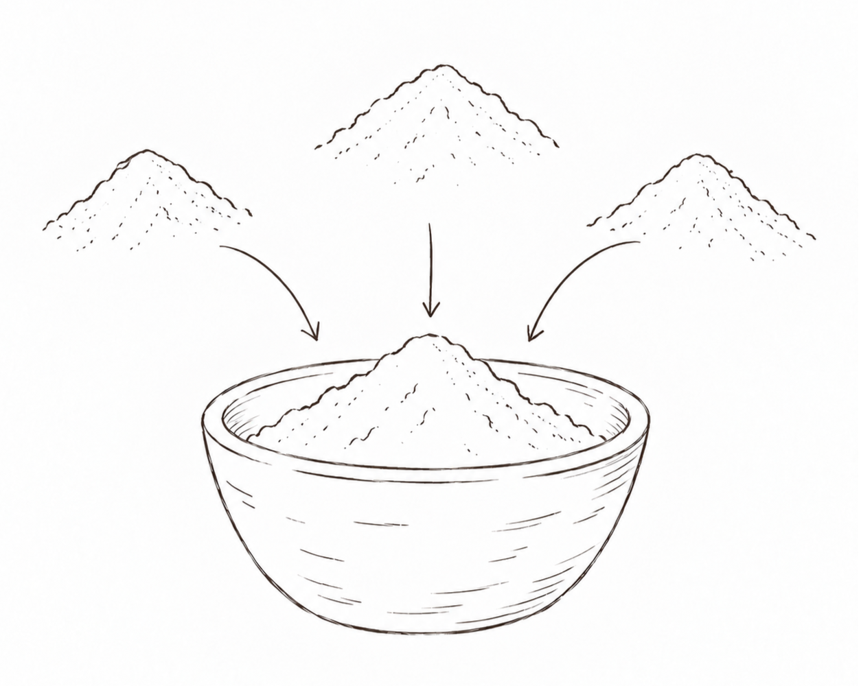 楠田製麺のこだわりイラスト